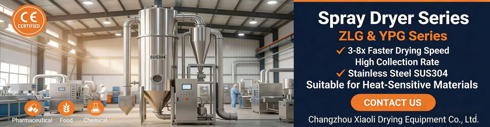 Essiccatore di spruzzo di pressione