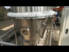 Asciugatrice per rivestimento granulante con essiccatore a letto fluido 304SS 420L