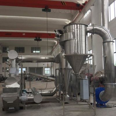 Qualità  Herbal Medicine Vibratory Fluidized Bed Dryer Lotus Root Powder Yeast Dryer Machine fabbrica