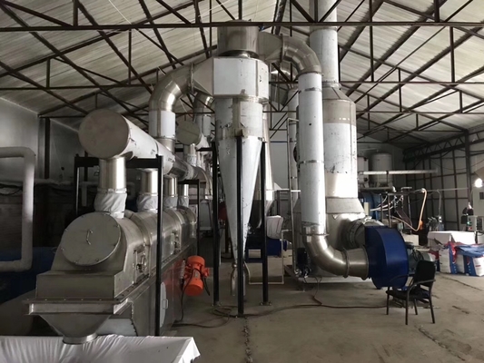 vite rotatoria dell'essiccatore istantaneo di acciaio inossidabile 25-60kg/H che alimenta asciugatrice industriale