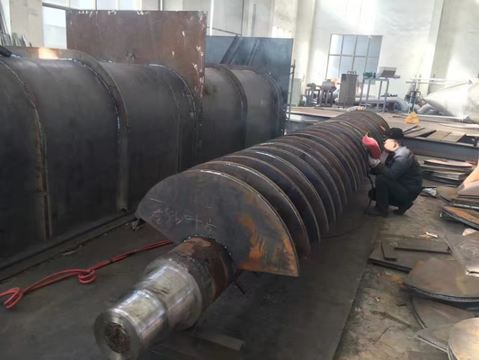 10rpm all'asciugatrice economizzatrice d'energia del fango dell'essiccatore vuoto della pagaia di 25rpm 4KW