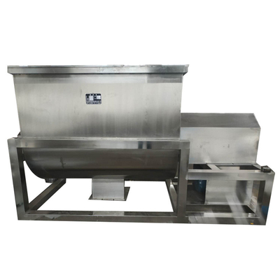 impastatrice a spirale industriale orizzontale del nastro della lama della vite del miscelatore 3200kg