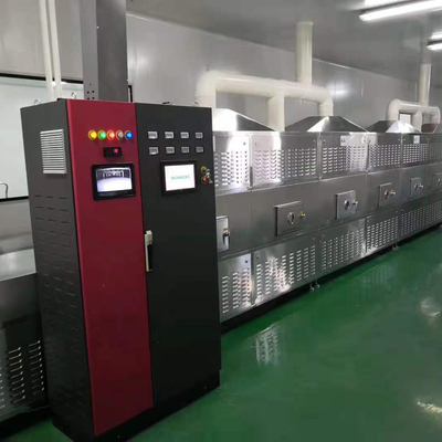 tunnel Oven Industrial Drying Machine di a microonde della polvere di kava-kava 48-60kg/H