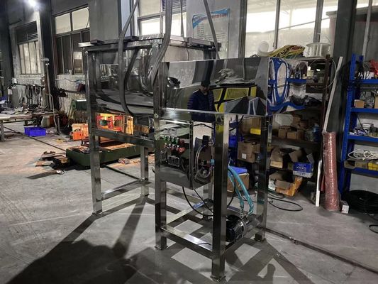 Prodotto alimentare 100L a 10000L Polvere secca Miscelatore a doppio nastro orizzontale Industrial Powder Liquid Ribbon Mixer