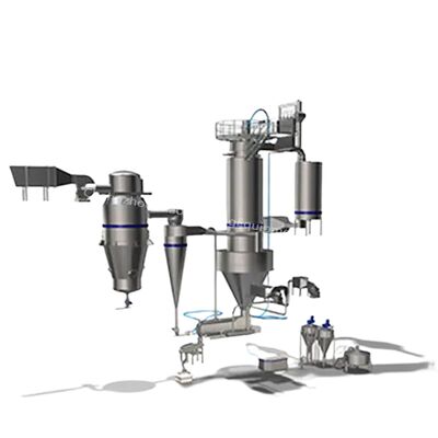 Essiccatore a spruzzo a atomizzazione a pressione industriale a risparmio energetico per la produzione di granuli sferici
