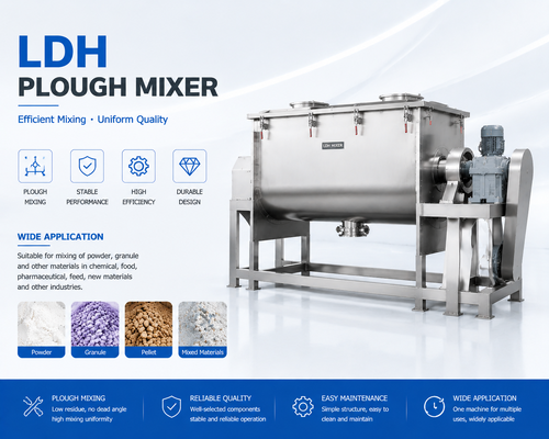 LDH-15 Precision Coulter Mixing Machine 82.5kW Industrial Powder Mixer 6000-9000kg per lotto