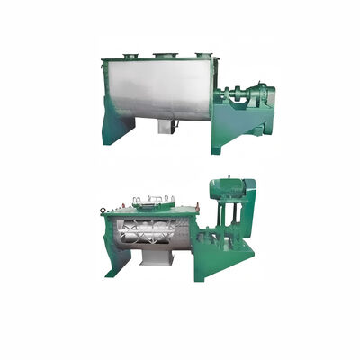 Compatto 100L Miscelatore a nastro orizzontale Macchina in acciaio inossidabile 30-50kg Batch Powder Blender