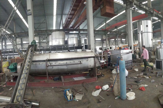 10rpm all'asciugatrice economizzatrice d'energia del fango dell'essiccatore vuoto della pagaia di 25rpm 4KW