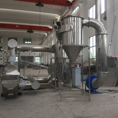 impianto di essiccazione farmaceutico orizzontale del prodotto chimico di essiccatore del letto fluido di vibrazione 450V