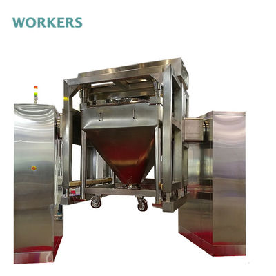 Miscelatore chimico industriale farmaceutico del singolo del braccio dell'ascensore del quadrato del cono IBC miscelatore del recipiente