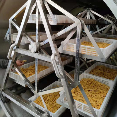 Forno di essiccazione più asciutto di microonda di vuoto della frutta e di verdura di raffreddamento a aria 9KW