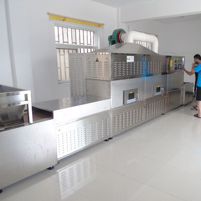 asciugatrice industriale del tunnel della cinghia di 1000mm dello sterilizzatore più asciutto continuo di microonda