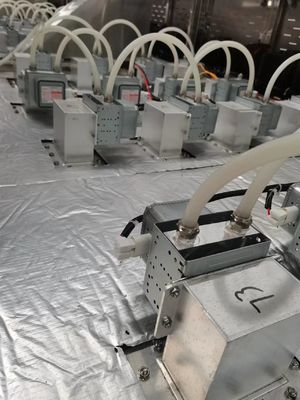 tunnel Oven Industrial Drying Machine di a microonde della polvere di kava-kava 48-60kg/H